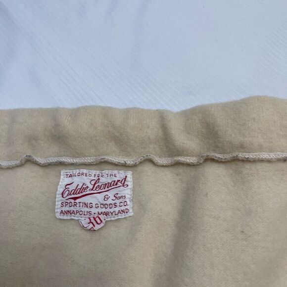 Eddie Leonard & Sons Vintage Wool Baseball Pants Size 36 - Picture 7 of 8